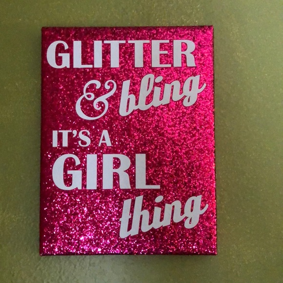 Wall Decor Glitter Bling Wall Art Poshmark